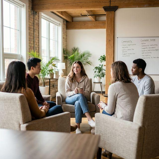 Young Adult Addiction Treatment Session