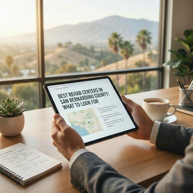 Best Rehab Centers in San Bernardino County: What to Look For
