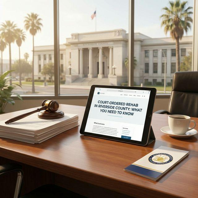 Court-Ordered Rehab in Riverside County: What You Need to Know