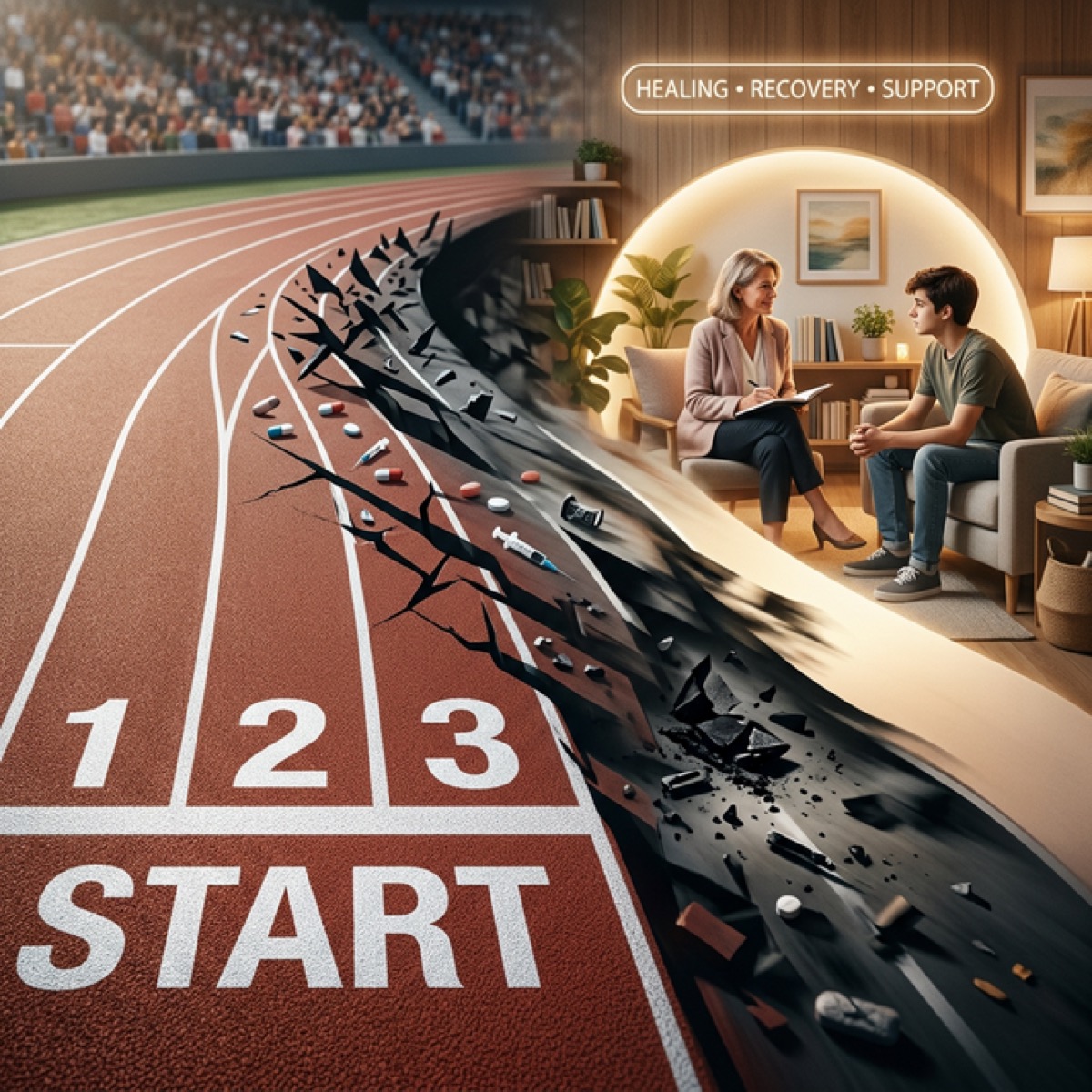 Performance-Enhancing Drugs to Street Drugs: The Slippery Slope in Sports