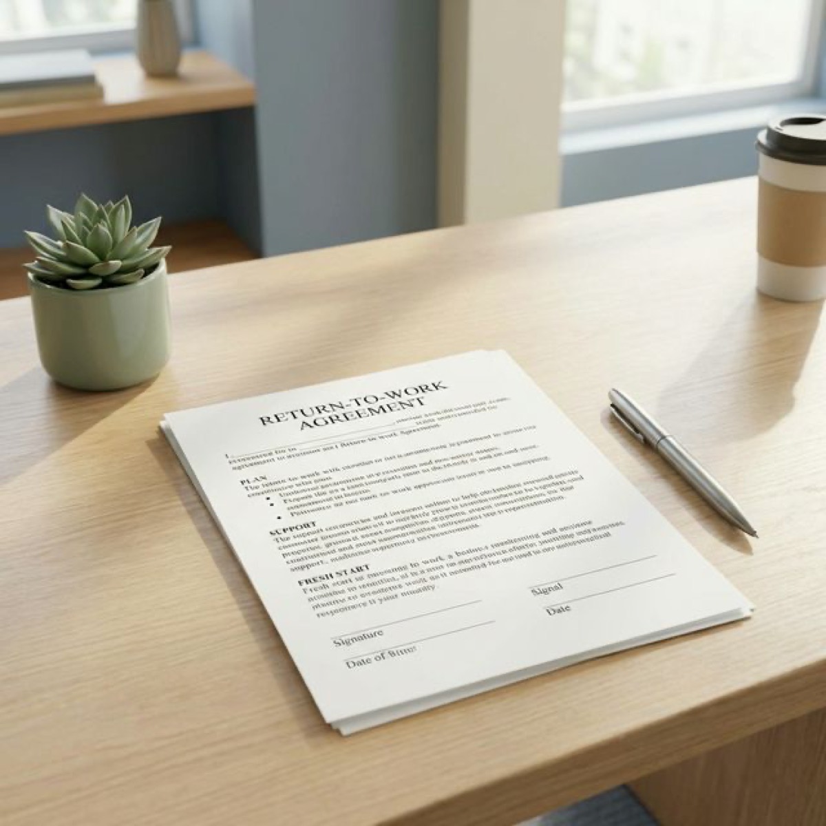 Return-to-Work Agreements: Frameworks for Successful Recovery and Employment