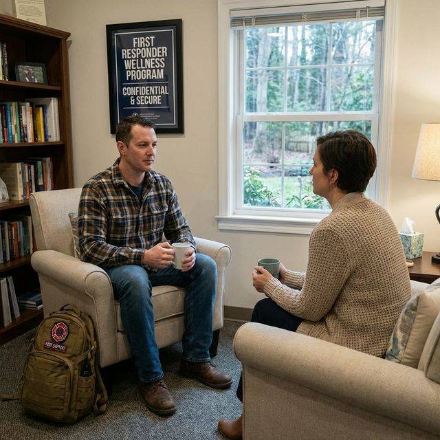 First Responder Addiction Treatment Session