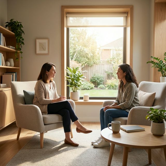 Cognitive Behavioral Therapy (CBT) Session
